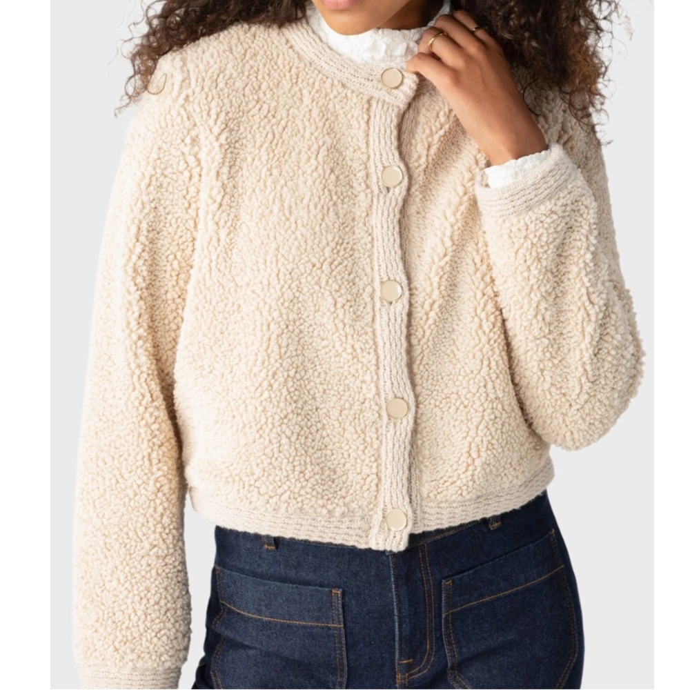 Sanctuary Cozy Boucle Jacket Size XL NWT